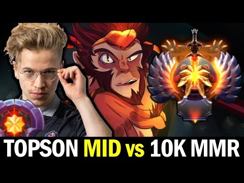 TOPSON Signature Monkey King mid vs SEA 10K MMR Mikoto Dota 2