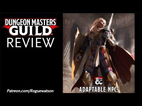 DMs Guild Review - Adaptable NPCs