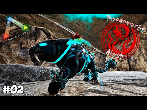 DOMAMOS O PRIMEIRO MONSTRO DA SÉRIE! pt.02 - ARK FOREWORLD MYTH
