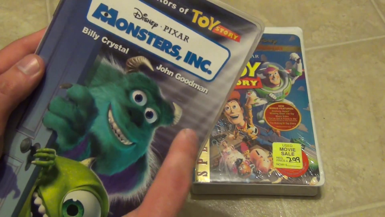 Disney VHS Unboxing Toy Story and Monster's Inc. Brand New!