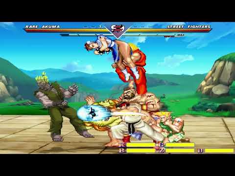 RARE AKUMA VS ALL STREET FIGHTERS AT SAME TIME! EPIC!