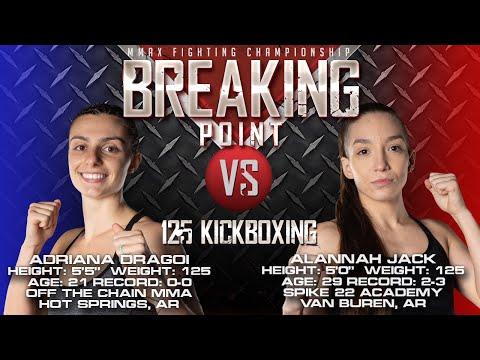 MFC 20 - Breaking Point - Adriana Dragoi VS Alannah Jack