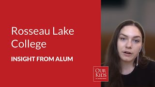 Rosseau Lake College, Alumnus Video Review from Olivia Franks