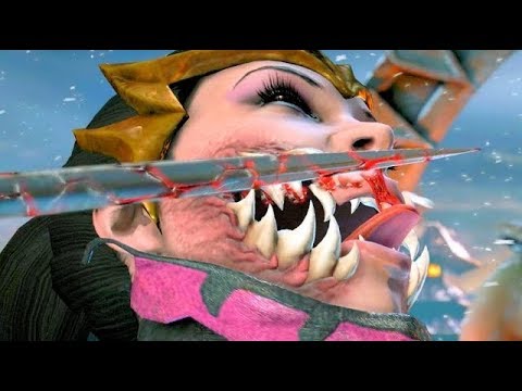 Mortal Kombat XL All Character Victory Celebrations in the Snow (Lin Kuei Temple)