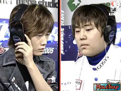 Julyzerg vs XellOs Semifinal Game 3 @ 2005 EVER OSL