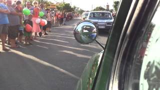 preview picture of video 'Waipu Xmas Parade 2013 Ride-along'