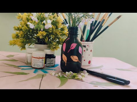 Easy waste bottle se flower pot kaise banae simple💡|| how to paint waste bottle of fizz||flower pot