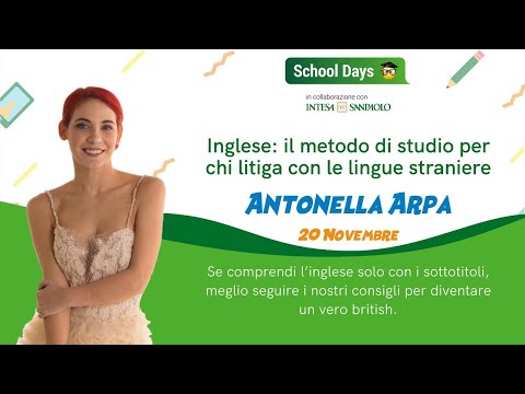 Inglese: il metodo definitivo - School Days Webinar | Antonella aka Himorta