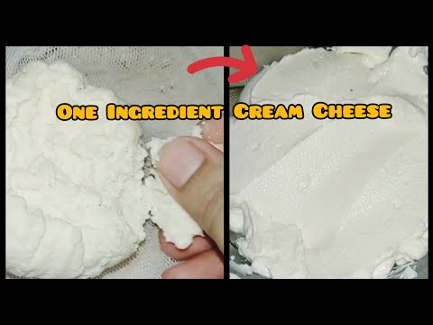 Best Use Of Spoiled milk | Homemade Cream Cheese | One Ingredient -10 minutes Recipe