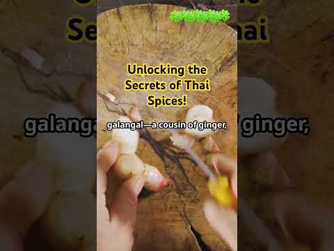 Unlocking the Secrets of Thai Spices! #ThaiSpices #ThaiCuisine #CookingTips #Foodie #FlavorExplosion