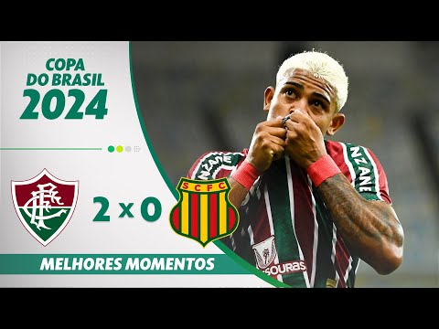 Gols e lances de Fluminense x Sampaio Corrêa
