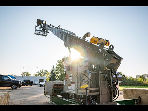 Custom 48-Foot Pedestal Lift | Engineered from the Ground Up | Bailey Specialty Cranes & Aerials