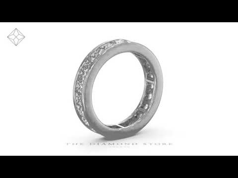 HG31 - Eternity Ring LAUREN 18K White Gold DIAMOND 3.00CT