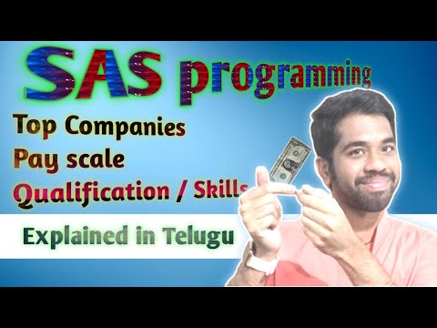What is SAS programming ? Salary , Skills , Responsibilities Completely explained in telugu