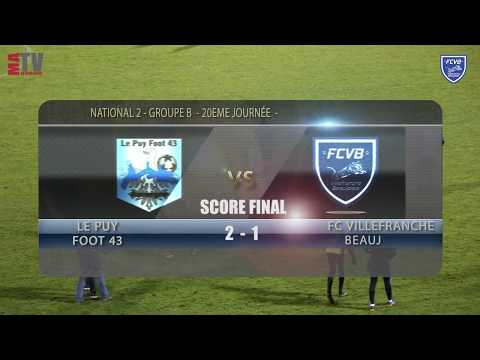 Foot - Le Puy foot 43 vs FCVB  20ème journée