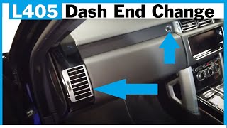 Range Rover L405 glove box switch & dash end panel removal