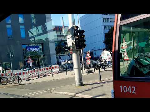 Eine Reise mit der Straßenbahn 🚊 #Mannheim 🇹🇷#Deutschland🇩🇪