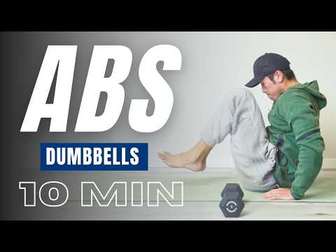 10 MIN Weighted Total Core | Dumbbell Abs Workout