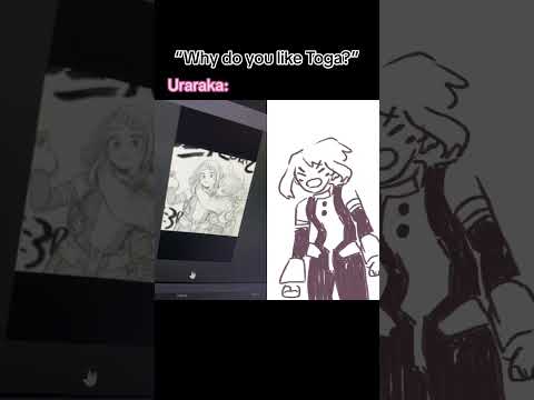 Why does Uraraka like Toga? #togachako #mha #shorts