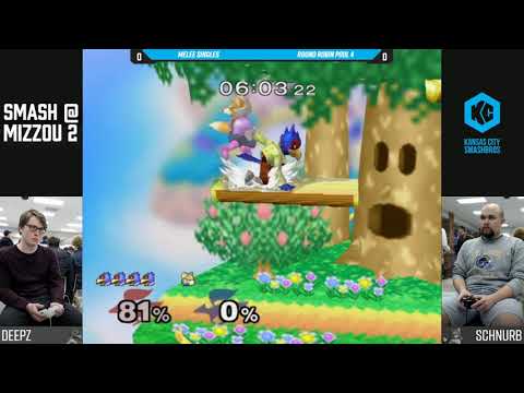 Smash @ Mizzou 2 SSBM - Deepz (Falco) Vs. Schnurb (Fox) Round Robin Pools