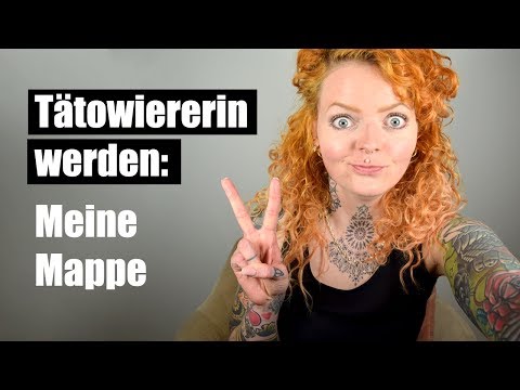 Tätowierer werden - Meine Bewerbungsmappe fürs Praktikum - Mappe