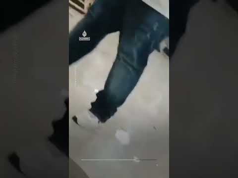 Moment Israeli forces storm wedding hall in occupied West Bank