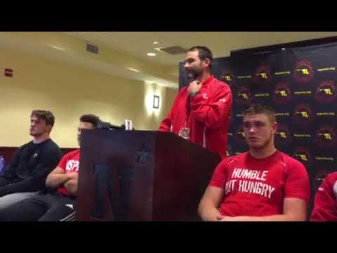 Fort Hill football press conference 1A state final 12/2/17