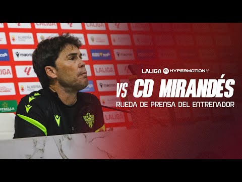 🎥 Rueda de prensa previa partido CD Mirandés - UD Almería