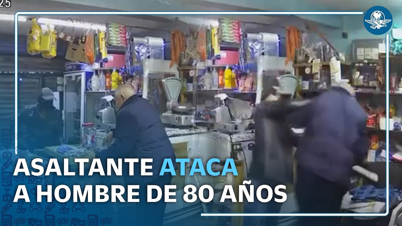 Asaltan y agreden a adulto mayor dentro de su miscelánea en Pachuca