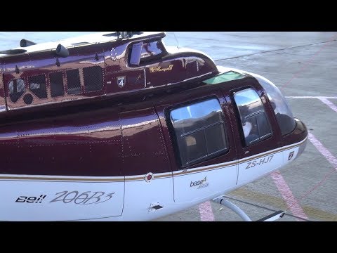 GIGANTIC BELL 206 JETRANGER TURBINE MODEL HELICOPTER