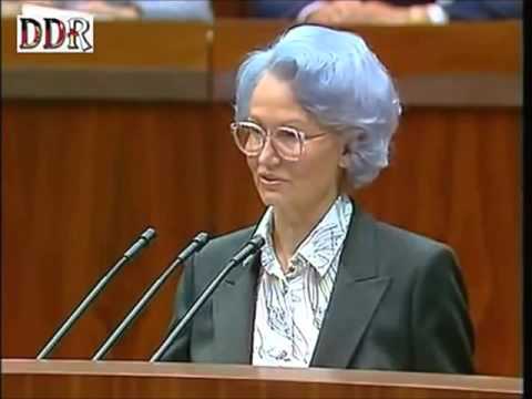 Margot Honecker - Rede Berlin 1989
