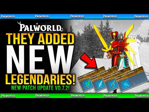 NEW Update Adds in LEGENDARY MELEE WEAPON Variations in Palworld Update - Patch v0.7.2
