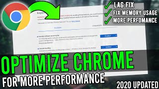 🔧How To Optimize Google Chrome For More Performance ✅ | Fix 100% Memory Usage And Make Chrome Faster