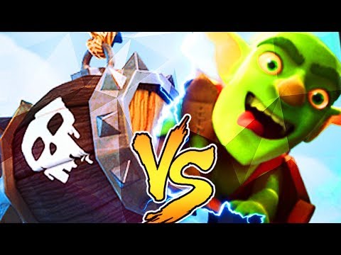 БОЧКА СО СКЕЛЕТАМИ ПРОТИВ БОЧКИ С ГОБЛИНАМИI МОНТАЖ| CLASH ROYALE BATTLE