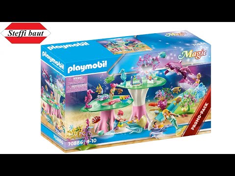 Playmobil Magic 70886 Paradise of the Mermaids with Floating Dolphins unboxing & build