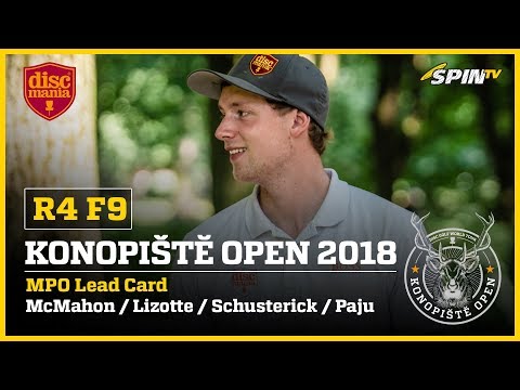 Konopiste Open 2018 Lead Card, Final Round, Front 9