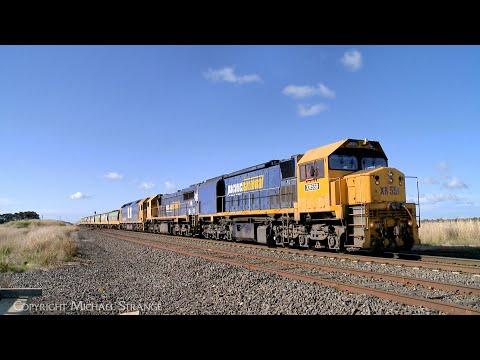 7733V Pacific National Grain Train Arrives At Gheringhap (8/6/2023) - PoathTV Australian Railways