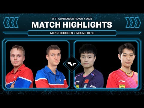 Grebnev/Katsman vs Zhou/Chen | MD R16 | #WTTAlmaty 2025
