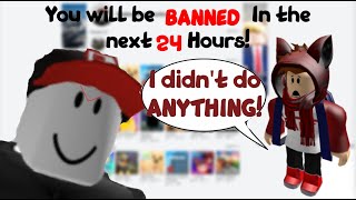 Roblox Trolling Funny! (Pretending to be a Roblox Mod and saying people got banned!(IT WORKED)