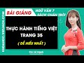Thực hành tiếng Việt trang 35 Ngữ văn lớp 7 Chân trời sáng tạo