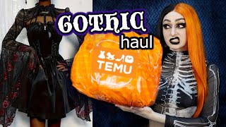 A GOTH TEMU HAUL THAT'S NOT SPONSORED!😳