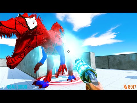 FPS PERSPECTIVE DEADLY MAZE vs ALL DINOSAURS - Animal Revolt Battle Simulator