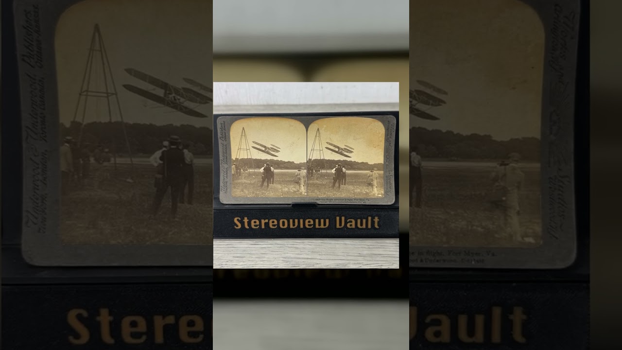 Underwood & Underwood #16067 Wright Aeroplane Flight, Fort Myer, c. 1909 Video