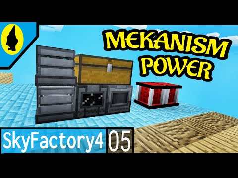 Minecraft Sky Factory 4 Season 2 | MEKANISM & MORE POWER! | EP4
