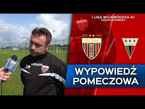 Tomasz Włoka po meczu A1 Polonia Bytom - GKS Tychy