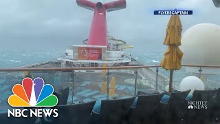 Carnival cruise passengers outraged after terrifying ordeal through storm