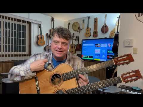 Louis Sutz Double Neck 1920 - Brazilian Rosewood image 25