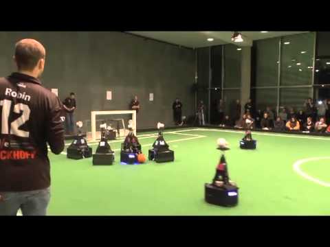 mid size robo soccer music, 3rd game, 1st half, Saturday, February 23rd 2013