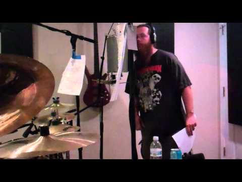 Crimson Orchid: Jacob warms up to record a new track