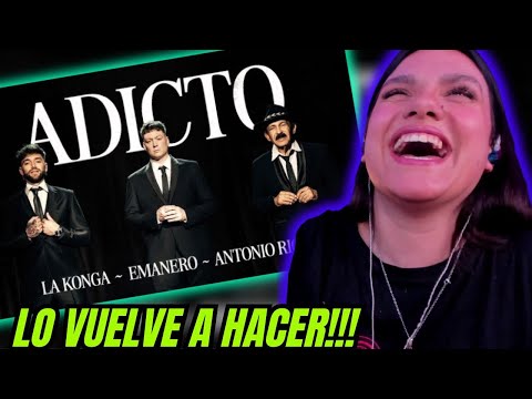 Emanero, La Konga, Antonio Rios - ADICTO (Official Video) | REACCIÓN Y ANÁLISIS